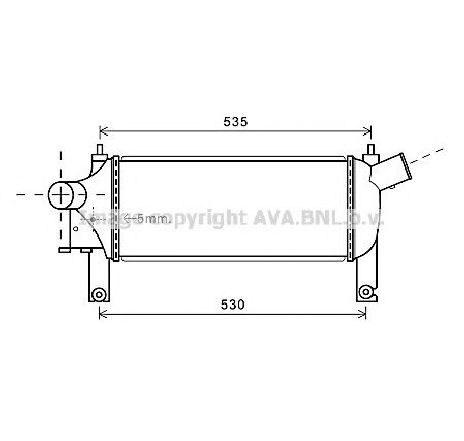 Intercooler, compresor PRASCO DN4339</br>Piesa auto pentru Turbocompressor Intercooler, compresor PRASCO DN4339</br>Piesa auto pentru Turbocompressor