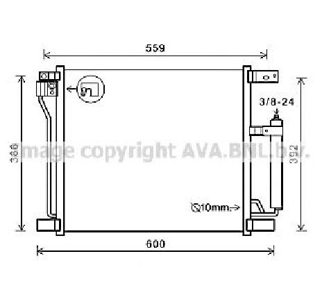 Condensator, climatizare PRASCO DN5401D</br>Piesa auto pentru Sistem de aer conditionat Condensator, climatizare PRASCO DN5401D</br>Piesa auto pentru Sistem de aer conditionat