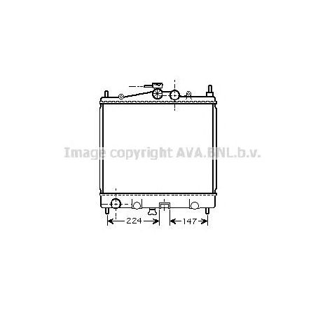 Radiator, racire motor PRASCO DNA2210</br>Piesa auto pentru Radiator racire apa/ ulei Radiator, racire motor PRASCO DNA2210</br>Piesa auto pentru Radiator racire apa/ ulei