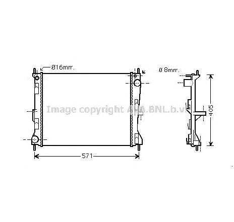 Radiator, racire motor PRASCO DNA2235</br>Piesa auto pentru Radiator racire apa/ ulei Radiator, racire motor PRASCO DNA2235</br>Piesa auto pentru Radiator racire apa/ ulei