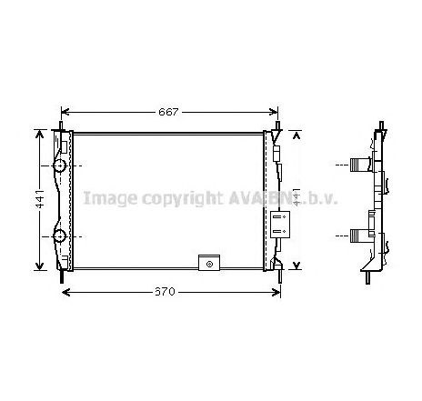 Radiator, racire motor PRASCO DNA2279</br>Piesa auto pentru Radiator racire apa/ ulei Radiator, racire motor PRASCO DNA2279</br>Piesa auto pentru Radiator racire apa/ ulei