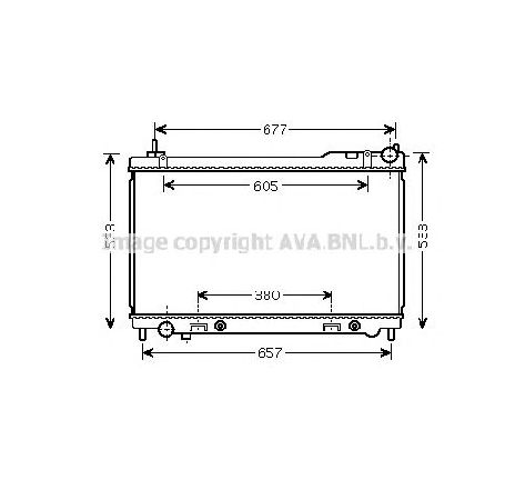 Radiator, racire motor PRASCO DNA2305</br>Piesa auto pentru Radiator racire apa/ ulei Radiator, racire motor PRASCO DNA2305</br>Piesa auto pentru Radiator racire apa/ ulei