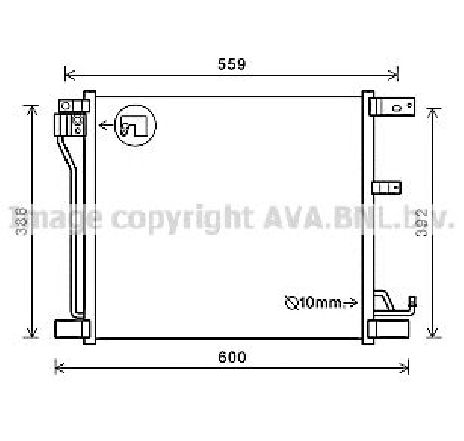 Condensator, climatizare PRASCO DNA5401</br>Piesa auto pentru Categorii Condensator, climatizare PRASCO DNA5401</br>Piesa auto pentru Categorii