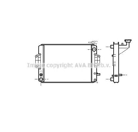 Radiator, racire motor PRASCO DU2022</br>Piesa auto pentru Radiator racire apa/ ulei Radiator, racire motor PRASCO DU2022</br>Piesa auto pentru Radiator racire apa/ ulei