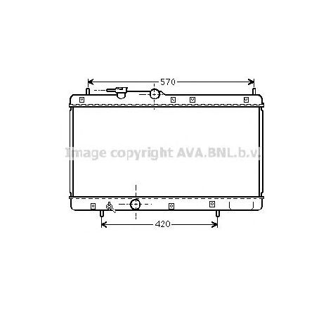 Radiator, racire motor PRASCO DU2033 Radiator, racire motor PRASCO DU2033