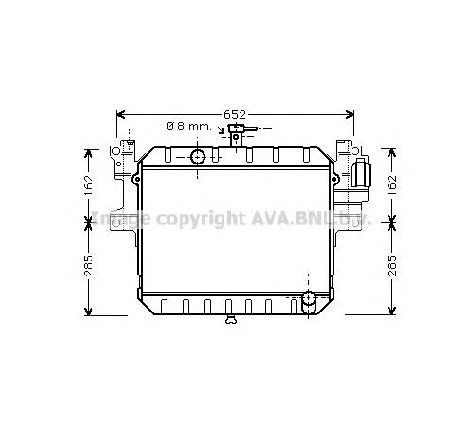 Radiator, racire motor PRASCO DU2041</br>Piesa auto pentru Radiator racire apa/ ulei Radiator, racire motor PRASCO DU2041</br>Piesa auto pentru Radiator racire apa/ ulei