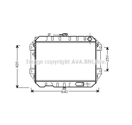 Radiator, racire motor PRASCO DU2042</br>Piesa auto pentru Radiator racire apa/ ulei Radiator, racire motor PRASCO DU2042</br>Piesa auto pentru Radiator racire apa/ ulei