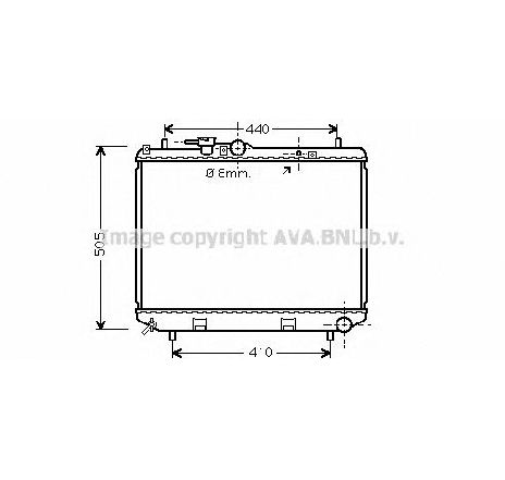 Radiator, racire motor PRASCO DU2043</br>Piesa auto pentru Radiator racire apa/ ulei Radiator, racire motor PRASCO DU2043</br>Piesa auto pentru Radiator racire apa/ ulei