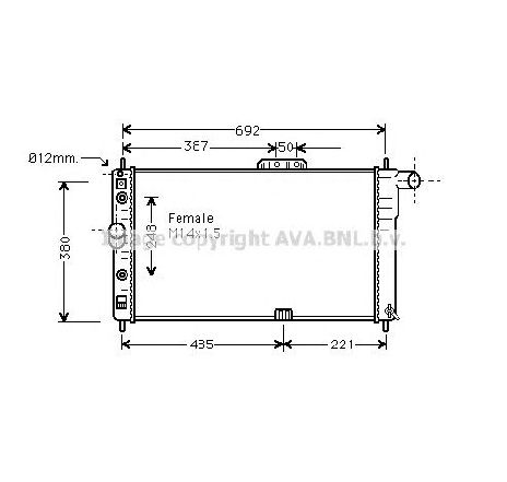Radiator, racire motor PRASCO DW2005</br>Piesa auto pentru Radiator racire apa/ ulei Radiator, racire motor PRASCO DW2005</br>Piesa auto pentru Radiator racire apa/ ulei