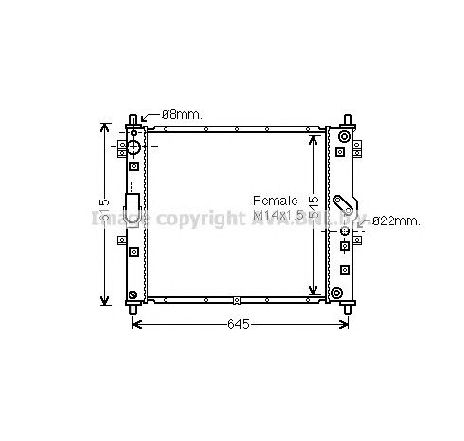 Radiator, racire motor PRASCO DW2089</br>Piesa auto pentru Radiator racire apa/ ulei Radiator, racire motor PRASCO DW2089</br>Piesa auto pentru Radiator racire apa/ ulei