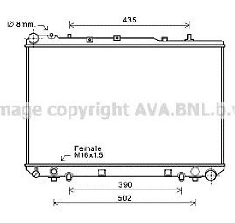 Radiator, racire motor PRASCO DW2101</br>Piesa auto pentru Radiator racire apa/ ulei Radiator, racire motor PRASCO DW2101</br>Piesa auto pentru Radiator racire apa/ ulei