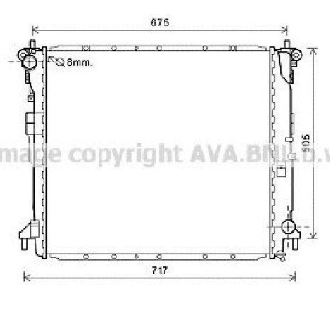 Radiator, racire motor PRASCO DW2103</br>Piesa auto pentru Radiator racire apa/ ulei Radiator, racire motor PRASCO DW2103</br>Piesa auto pentru Radiator racire apa/ ulei
