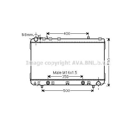 Radiator, racire motor PRASCO DW2107</br>Piesa auto pentru Radiator racire apa/ ulei Radiator, racire motor PRASCO DW2107</br>Piesa auto pentru Radiator racire apa/ ulei