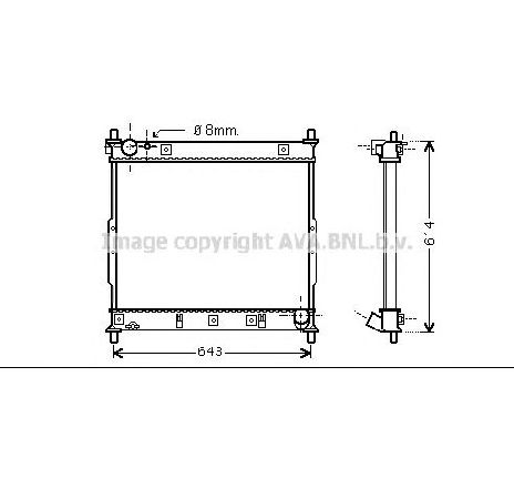Radiator, racire motor PRASCO DW2130</br>Piesa auto pentru Radiator racire apa/ ulei Radiator, racire motor PRASCO DW2130</br>Piesa auto pentru Radiator racire apa/ ulei