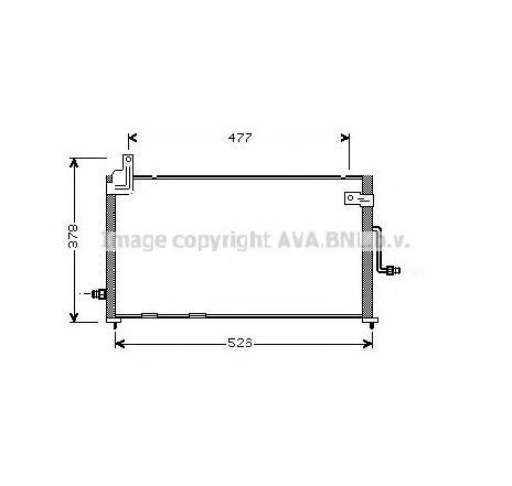 Condensator, climatizare PRASCO DW5044</br>Piesa auto pentru Categorii Condensator, climatizare PRASCO DW5044</br>Piesa auto pentru Categorii