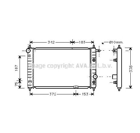 Radiator, racire motor PRASCO DWA2008</br>Piesa auto pentru Radiator racire apa/ ulei Radiator, racire motor PRASCO DWA2008</br>Piesa auto pentru Radiator racire apa/ ulei