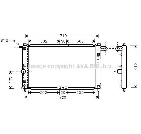 Radiator, racire motor PRASCO DWA2009</br>Piesa auto pentru Radiator racire apa/ ulei Radiator, racire motor PRASCO DWA2009</br>Piesa auto pentru Radiator racire apa/ ulei