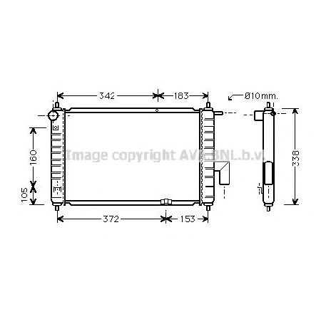 Radiator, racire motor PRASCO DWA2046</br>Piesa auto pentru Radiator racire apa/ ulei Radiator, racire motor PRASCO DWA2046</br>Piesa auto pentru Radiator racire apa/ ulei