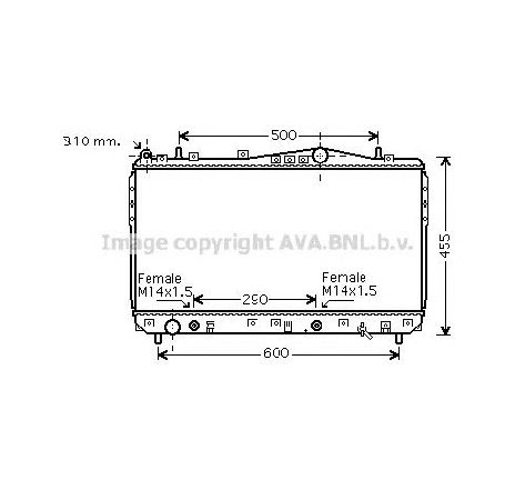 Radiator, racire motor PRASCO DWA2074</br>Piesa auto pentru Radiator racire apa/ ulei Radiator, racire motor PRASCO DWA2074</br>Piesa auto pentru Radiator racire apa/ ulei
