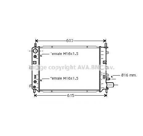 Radiator, racire motor PRASCO FD2153</br>Piesa auto pentru Radiator racire apa/ ulei Radiator, racire motor PRASCO FD2153</br>Piesa auto pentru Radiator racire apa/ ulei