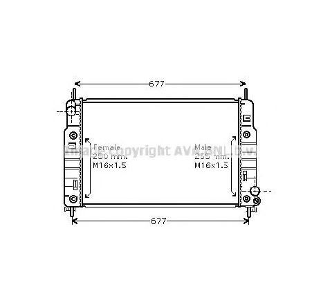 Radiator, racire motor PRASCO FD2223</br>Piesa auto pentru Radiator racire apa/ ulei Radiator, racire motor PRASCO FD2223</br>Piesa auto pentru Radiator racire apa/ ulei
