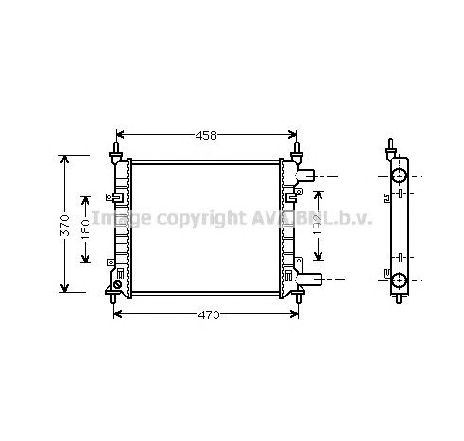 Radiator, racire motor PRASCO FD2257</br>Piesa auto pentru Radiator racire apa/ ulei Radiator, racire motor PRASCO FD2257</br>Piesa auto pentru Radiator racire apa/ ulei