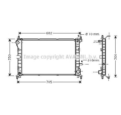 Radiator, racire motor PRASCO FD2264</br>Piesa auto pentru Radiator racire apa/ ulei Radiator, racire motor PRASCO FD2264</br>Piesa auto pentru Radiator racire apa/ ulei