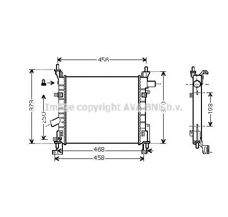 Radiator, racire motor PRASCO FD2373</br>Piesa auto pentru Radiator racire apa/ ulei Radiator, racire motor PRASCO FD2373</br>Piesa auto pentru Radiator racire apa/ ulei