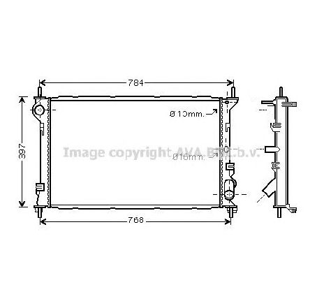 Radiator, racire motor PRASCO FD2411</br>Piesa auto pentru Radiator racire apa/ ulei Radiator, racire motor PRASCO FD2411</br>Piesa auto pentru Radiator racire apa/ ulei