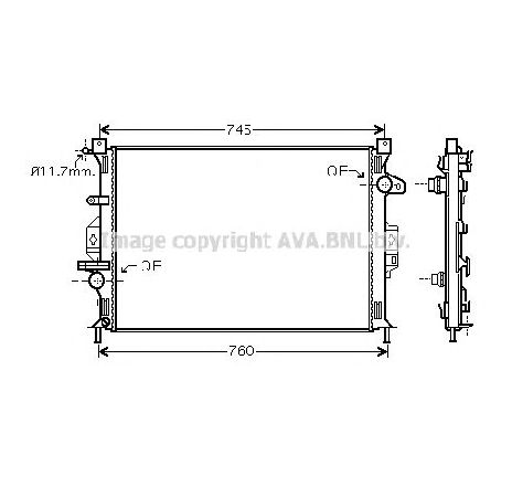 Radiator, racire motor PRASCO FD2423</br>Piesa auto pentru Radiator racire apa/ ulei Radiator, racire motor PRASCO FD2423</br>Piesa auto pentru Radiator racire apa/ ulei
