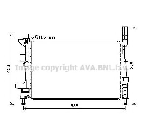 Radiator, racire motor PRASCO FD2578</br>Piesa auto pentru Radiator racire apa/ ulei Radiator, racire motor PRASCO FD2578</br>Piesa auto pentru Radiator racire apa/ ulei