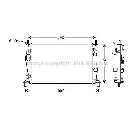 Radiator, racire motor PRASCO FD2596</br>Piesa auto pentru Radiator racire apa/ ulei Radiator, racire motor PRASCO FD2596</br>Piesa auto pentru Radiator racire apa/ ulei
