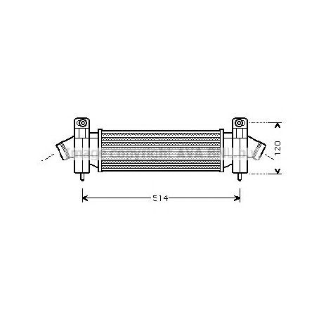 Intercooler, compresor PRASCO FD4341</br>Piesa auto pentru Turbocompressor Intercooler, compresor PRASCO FD4341</br>Piesa auto pentru Turbocompressor