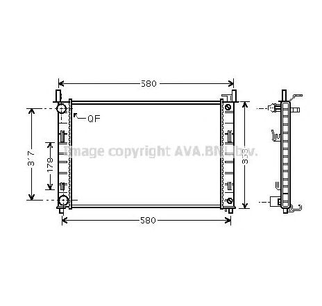 Radiator, racire motor PRASCO FDA2326</br>Piesa auto pentru Radiator racire apa/ ulei Radiator, racire motor PRASCO FDA2326</br>Piesa auto pentru Radiator racire apa/ ulei