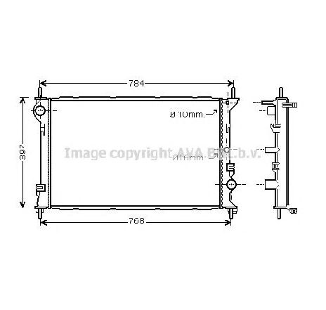 Radiator, racire motor PRASCO FDA2382</br>Piesa auto pentru Radiator racire apa/ ulei Radiator, racire motor PRASCO FDA2382</br>Piesa auto pentru Radiator racire apa/ ulei