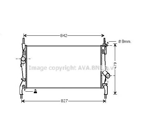 Radiator, racire motor PRASCO FDA2405</br>Piesa auto pentru Radiator racire apa/ ulei Radiator, racire motor PRASCO FDA2405</br>Piesa auto pentru Radiator racire apa/ ulei