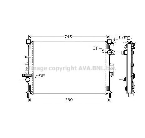 Radiator, racire motor PRASCO FDA2422</br>Piesa auto pentru Radiator racire apa/ ulei Radiator, racire motor PRASCO FDA2422</br>Piesa auto pentru Radiator racire apa/ ulei