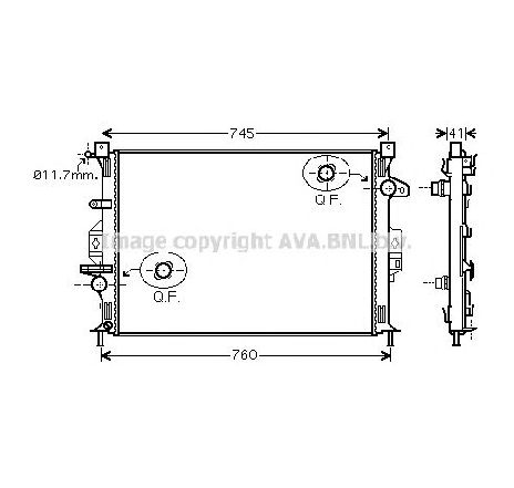 Radiator, racire motor PRASCO FDA2424</br>Piesa auto pentru Radiator racire apa/ ulei Radiator, racire motor PRASCO FDA2424</br>Piesa auto pentru Radiator racire apa/ ulei