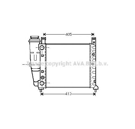 Radiator, racire motor PRASCO FT2077</br>Piesa auto pentru Radiator racire apa/ ulei Radiator, racire motor PRASCO FT2077</br>Piesa auto pentru Radiator racire apa/ ulei