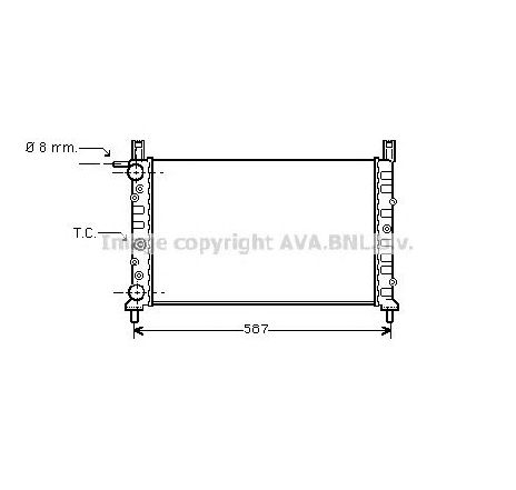 Radiator, racire motor PRASCO FT2078</br>Piesa auto pentru Radiator racire apa/ ulei Radiator, racire motor PRASCO FT2078</br>Piesa auto pentru Radiator racire apa/ ulei