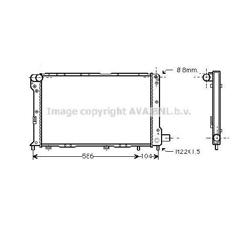 Radiator, racire motor PRASCO FT2092</br>Piesa auto pentru Radiator racire apa/ ulei Radiator, racire motor PRASCO FT2092</br>Piesa auto pentru Radiator racire apa/ ulei