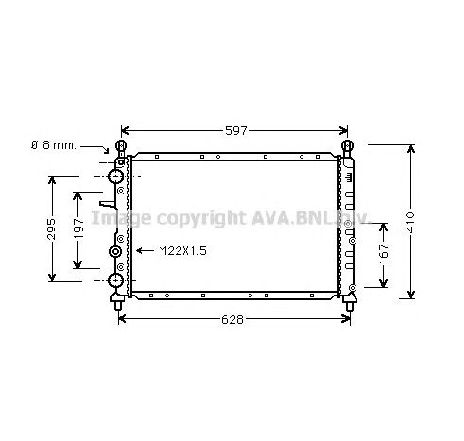 Radiator, racire motor PRASCO FT2095</br>Piesa auto pentru Radiator racire apa/ ulei Radiator, racire motor PRASCO FT2095</br>Piesa auto pentru Radiator racire apa/ ulei