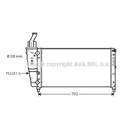 Radiator, racire motor PRASCO FT2200</br>Piesa auto pentru Radiator racire apa/ ulei Radiator, racire motor PRASCO FT2200</br>Piesa auto pentru Radiator racire apa/ ulei