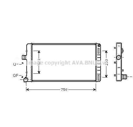 Radiator, racire motor PRASCO FT2211</br>Piesa auto pentru Radiator racire apa/ ulei Radiator, racire motor PRASCO FT2211</br>Piesa auto pentru Radiator racire apa/ ulei