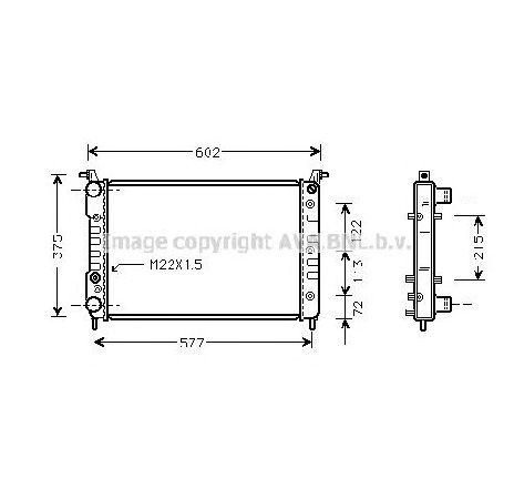 Radiator, racire motor PRASCO FT2226</br>Piesa auto pentru Radiator racire apa/ ulei Radiator, racire motor PRASCO FT2226</br>Piesa auto pentru Radiator racire apa/ ulei