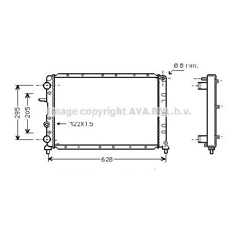 Radiator, racire motor PRASCO FT2236</br>Piesa auto pentru Radiator racire apa/ ulei Radiator, racire motor PRASCO FT2236</br>Piesa auto pentru Radiator racire apa/ ulei