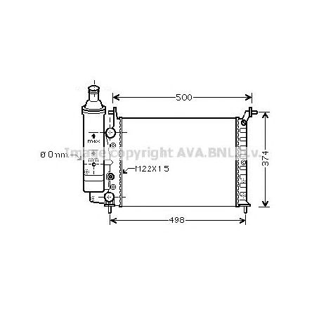 Radiator, racire motor PRASCO FT2323</br>Piesa auto pentru Radiator racire apa/ ulei Radiator, racire motor PRASCO FT2323</br>Piesa auto pentru Radiator racire apa/ ulei