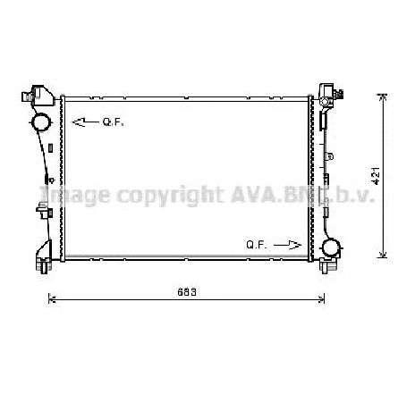 Radiator, racire motor PRASCO FT2414</br>Piesa auto pentru Radiator racire apa/ ulei Radiator, racire motor PRASCO FT2414</br>Piesa auto pentru Radiator racire apa/ ulei