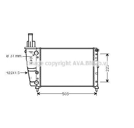 Radiator, racire motor PRASCO FTA2138</br>Piesa auto pentru Radiator racire apa/ ulei Radiator, racire motor PRASCO FTA2138</br>Piesa auto pentru Radiator racire apa/ ulei