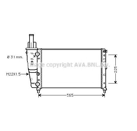 Radiator, racire motor PRASCO FTA2139</br>Piesa auto pentru Radiator racire apa/ ulei Radiator, racire motor PRASCO FTA2139</br>Piesa auto pentru Radiator racire apa/ ulei